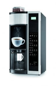 Wittenborg B2C 7100 PLUS - en modern kaffemaskin som maer kaffebönor direkt i maskinen